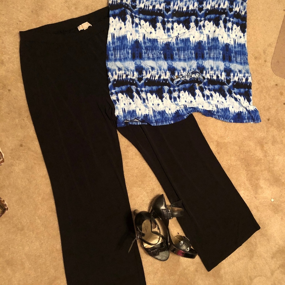 NWOT Michael Kors 2X Black Pants